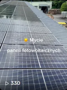Mycie paneli fotowoltaicznych – realizacja PO CZYSTO
